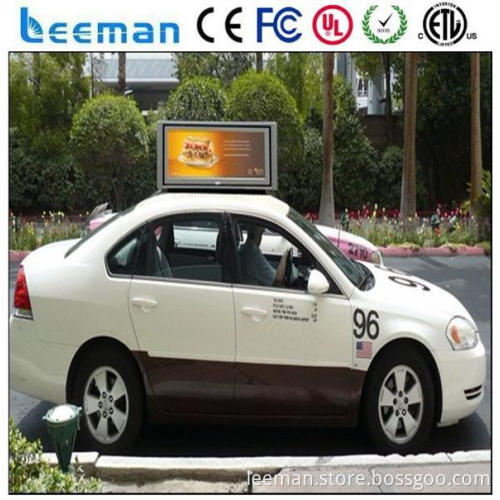new led display hd taxi top advertising signs